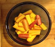 Rainbow Carrots! These are not the terpenoid vector. Those come later.