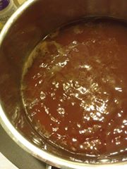 Cloudy silt along the edges of this saucepan of gelled stock is FULL OF TERPERNOIDS.